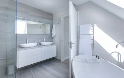 Luxury bathroom renovation project